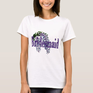 Bridesmaid/ Wisteria Wedding T-Shirt
