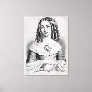 "Bridesmaid" wrapped canvas