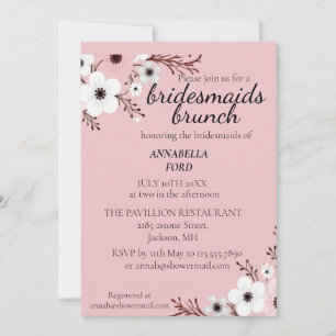bridesmaids brunch invitation