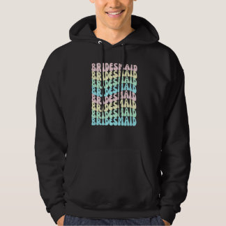 Bridesmaids I Do Crew Retro Bachelorette Party Bri Hoodie