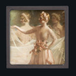 Bridesmaids Jewellery Box<br><div class="desc">Bridesmaids carry the veil and train of the bride</div>