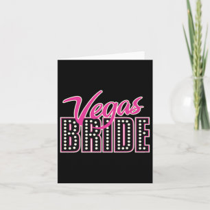 Bridesmaids Team Bride Groom Bride Vegas Bride Tee Card