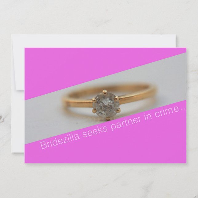 Bridezilla seeks partner in crime.... (Front)