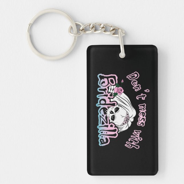 Bridezilla Skull Key Ring (Front)