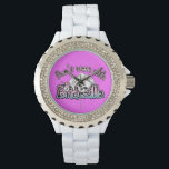 Bridezilla Skull Watch<br><div class="desc">Bride skull with DON'T MESS WITH BRIDEZILLA text is a fun design that would make a great gag gift for the bride-to-be.</div>