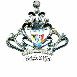 BrideZilla Tiara Sculpture Standing Photo Sculpture
