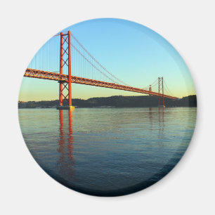 Bridge 25 of April, Lisbon, Portugal Magnet