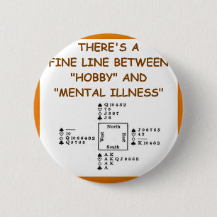 BRIDGE 6 CM ROUND BADGE