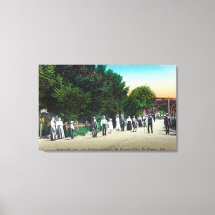 Bridge Adjoining El Verano Villa Canvas Print