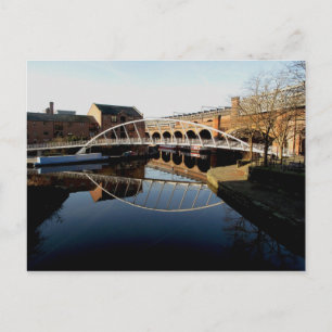 Bridge and canal postcard