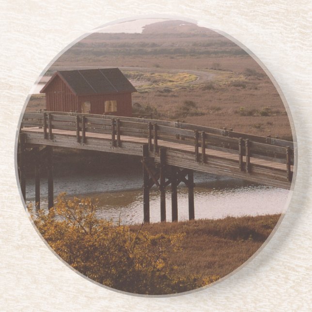 Bridge and Shack Coaster (Front)