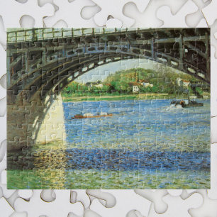 Bridge at Argenteuil by Gustave Caillebotte Jigsaw Puzzle