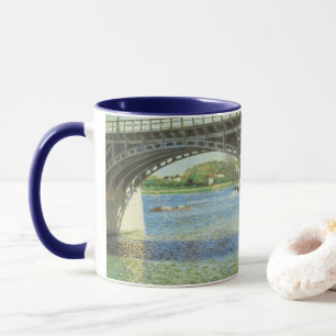 Bridge at Argenteuil by Gustave Caillebotte Mug