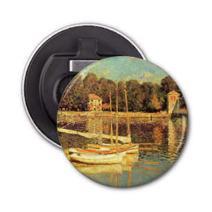 Bridge at Argenteuil Claude Monet Bottle Opener