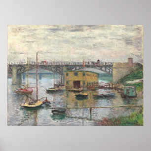 Bridge at Argenteuil - Claude Monet Fine Art Poster