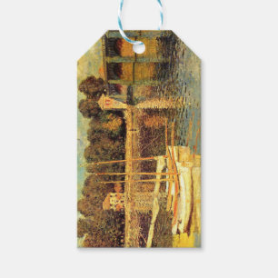 Bridge at Argenteuil Claude Monet Gift Tags