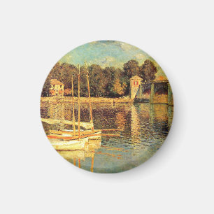 Bridge at Argenteuil Claude Monet Magnet
