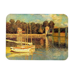 Bridge at Argenteuil Claude Monet Magnet
