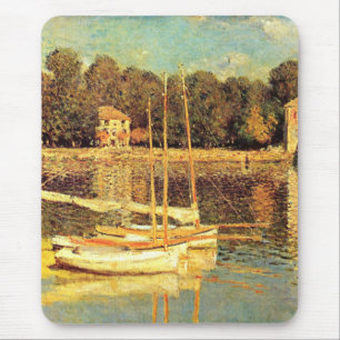 Bridge at Argenteuil Claude Monet Mouse Mat