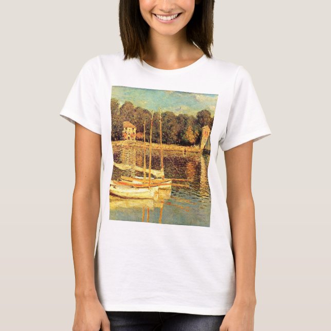 Bridge at Argenteuil Claude Monet     T-Shirt (Front)