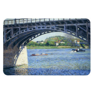 Bridge at Argenteuil in France Magnet