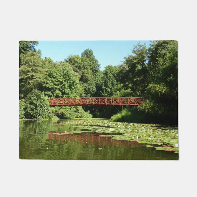 Bridge at Centennial Lake in Ellicott City Doormat (Front)