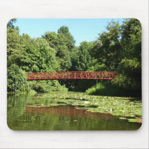 Bridge at Centennial Lake in Ellicott City Mouse Mat