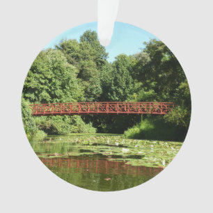 Bridge at Centennial Lake in Ellicott City Ornament