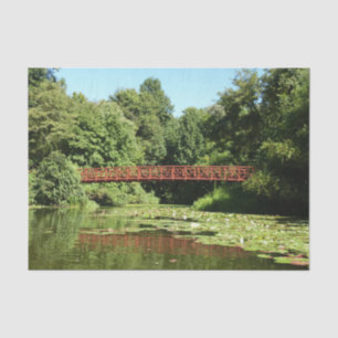 Bridge at Centennial Lake in Ellicott City Tissue Paper