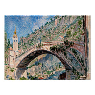 Bridge at Dolceacqua Poster
