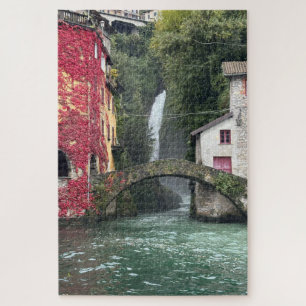 Bridge at Lake Como Jigsaw Puzzle
