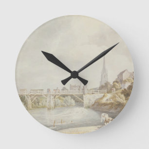 Bridge at Monmouth Round Clock