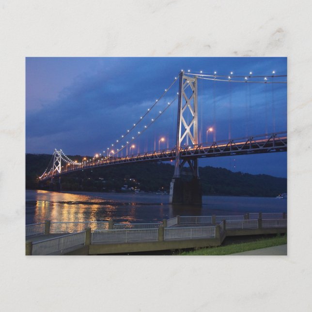 Bridge at Night Postcard (Front)