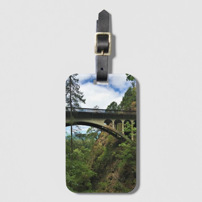 Bridge at Shepperd's Dell, OR Luggage Tag (Front Vertical)