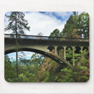 Bridge at Shepperd's Dell, OR Mouse Mat