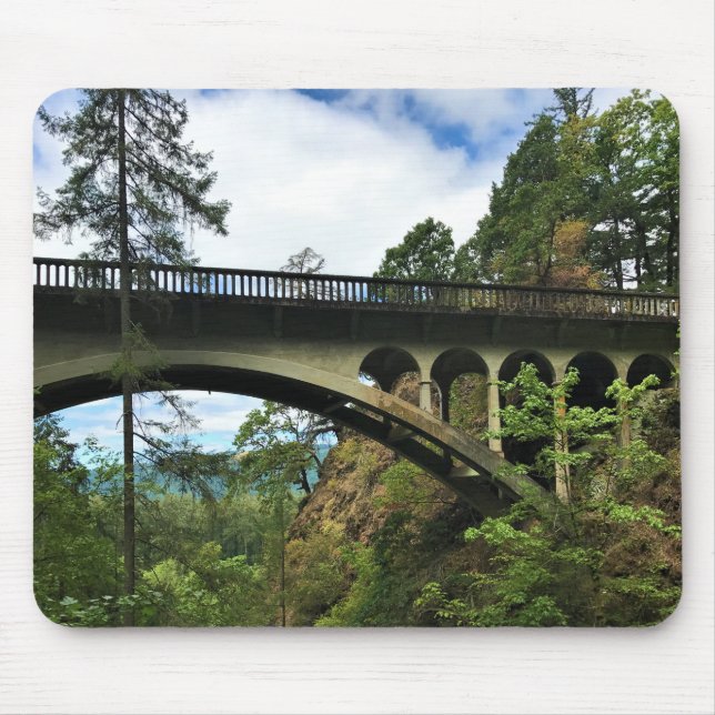 Bridge at Shepperd's Dell, OR Mouse Mat (Front)