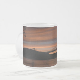 Bridge at Sunset 2 Two-Tone Coffee Mug