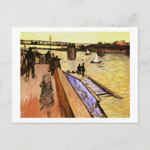 Bridge at Trinquetaille, Vincent Van Gogh Postcard