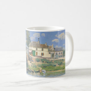 Bridge at Villeneu by Sisley Impressionist Paint  Coffee Mug