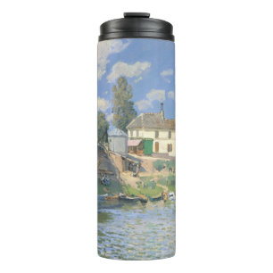 Bridge at Villeneu by Sisley Impressionist Paint Thermal Tumbler