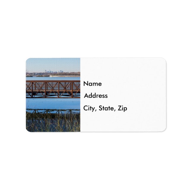 Bridge At White Rock Label (Front)