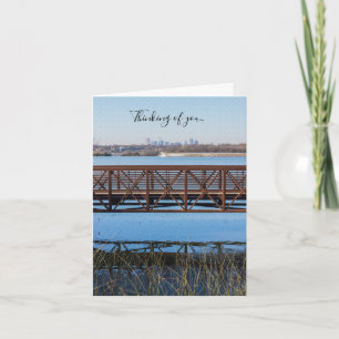 Bridge At White Rock Thinking Of You Card