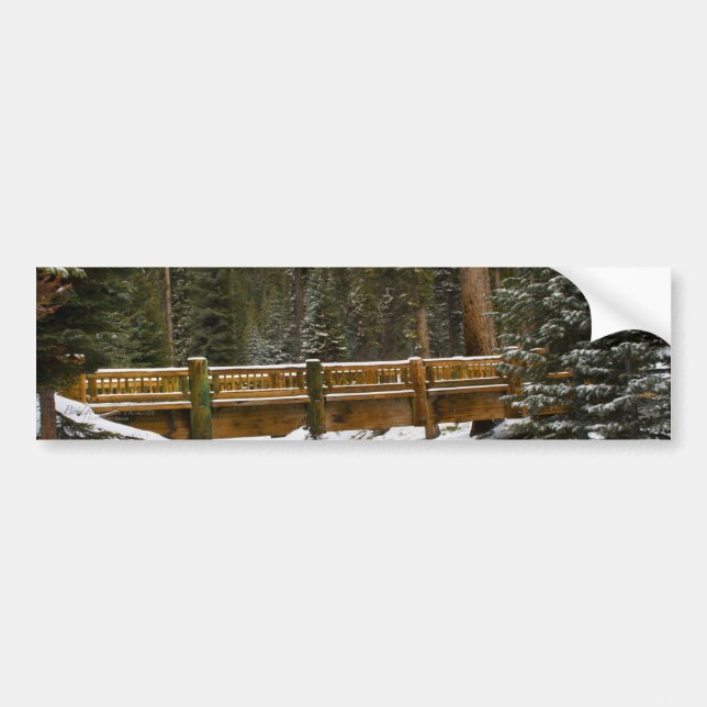 Bridge at Wuksachi Bumper Sticker (Front)