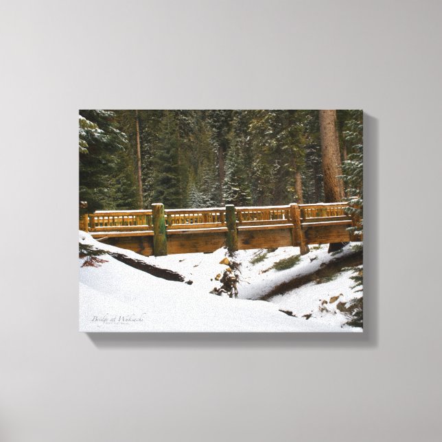 Bridge at Wuksachi Canvas Print (Front)