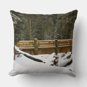 Bridge at Wuksachi Cushion