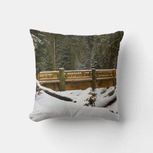 Bridge at Wuksachi Cushion