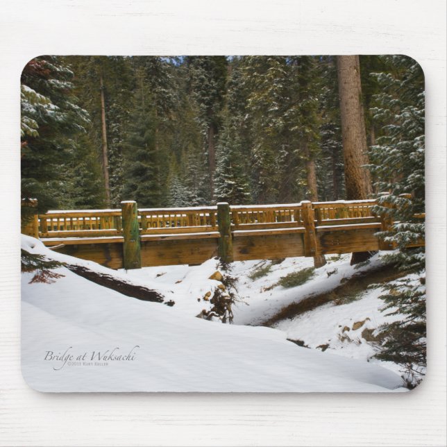 Bridge at Wuksachi Mouse Mat (Front)