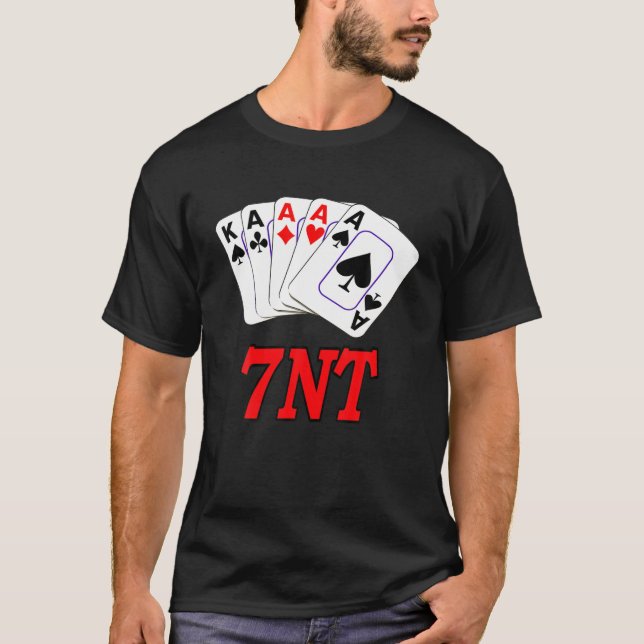 Bridge Card Game 7 No Trump - Bridge Player Gift T-Shirt (Front)