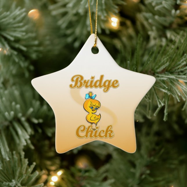 Bridge Chick Ceramic Tree Decoration (Tree)