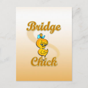 Bridge Chick Postcard